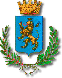 Lo stemma di Abbiategrasso nasce nel XV secolo, nel momento in cui 
	la citt ottenne il potere giudiziario nel 1373.
Lo stemma originario recava San Pietro con lo scudo, dove sopra il fondo argenteo spiccava il leone rampante rosso.
Una lapide secentesca conservata in comune reca lo stemma del leone coronato, con la dicitura 